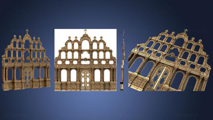 3D model Five-tier iconostasis (STL)